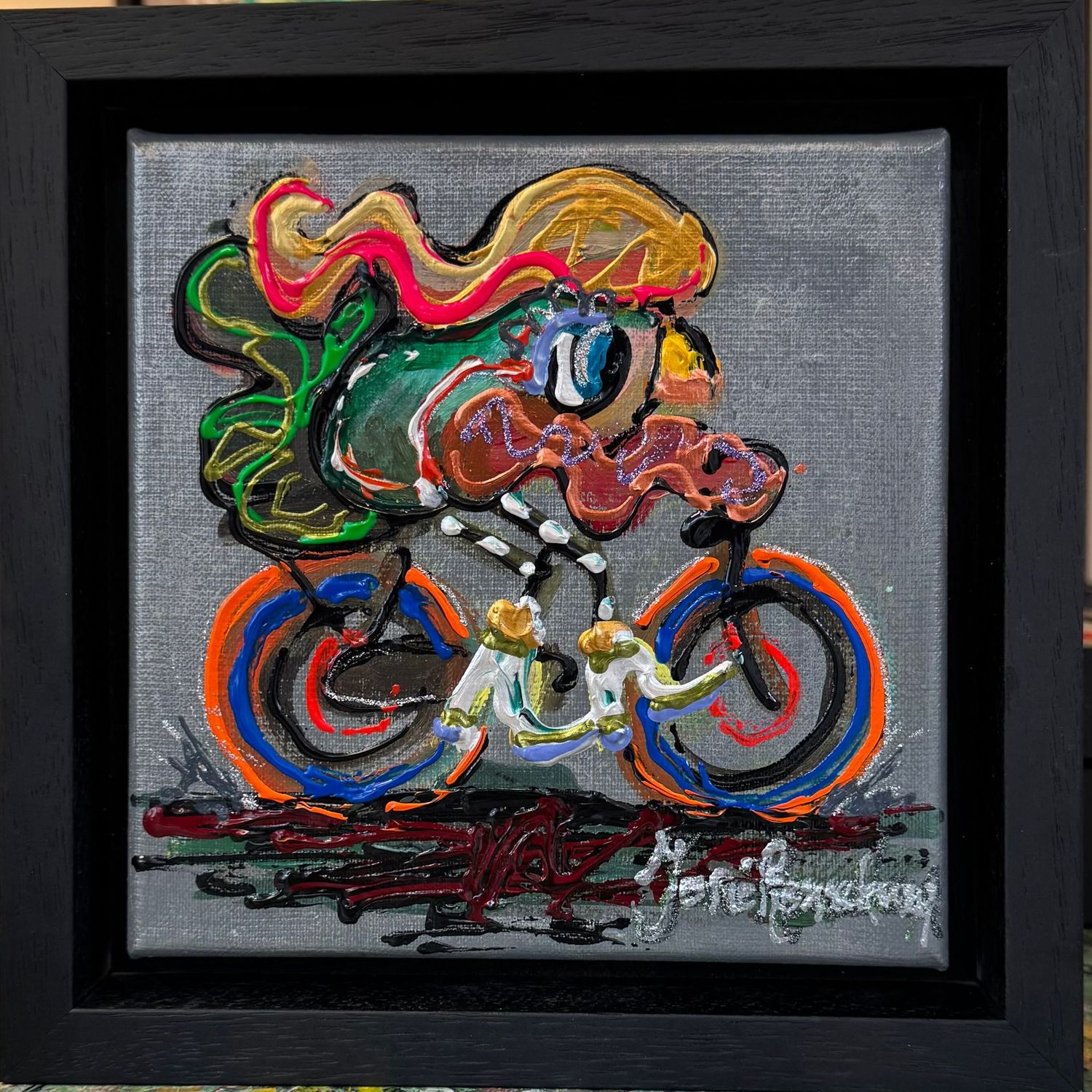 Bird on bike 1 Bird on bike 1