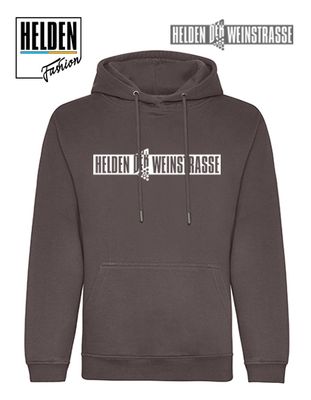 Helden der Weinstrasse Schriftzug Hoodie, dunkelgrau Helden der Weinstrasse Schriftzug Hoodie, dunkelgrau