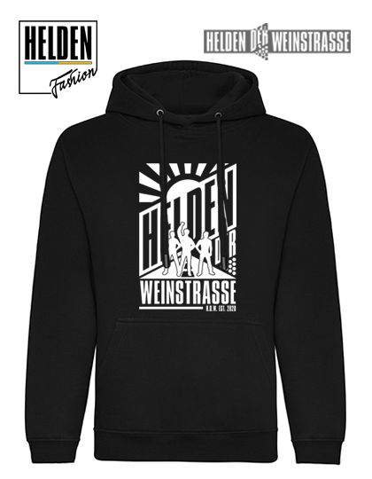 Helden der Weinstrasse Logo Hoodie, schwarz Helden der Weinstrasse Logo Hoodie, schwarz
