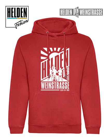 Helden der Weinstrasse Logo Hoodie, rot Helden der Weinstrasse Logo Hoodie, rot
