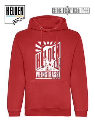 Helden der Weinstrasse Logo Hoodie, rot Helden der Weinstrasse Logo Hoodie, rot