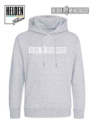 Heldin Schriftzug Organic Hoodie, hellgrau Heldin Schriftzug Organic Hoodie, hellgrau