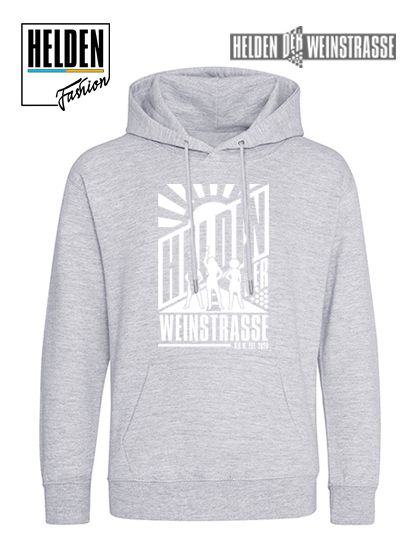 Heldin Logo Organic Hoodie, hellgrau Heldin Logo Organic Hoodie, hellgrau