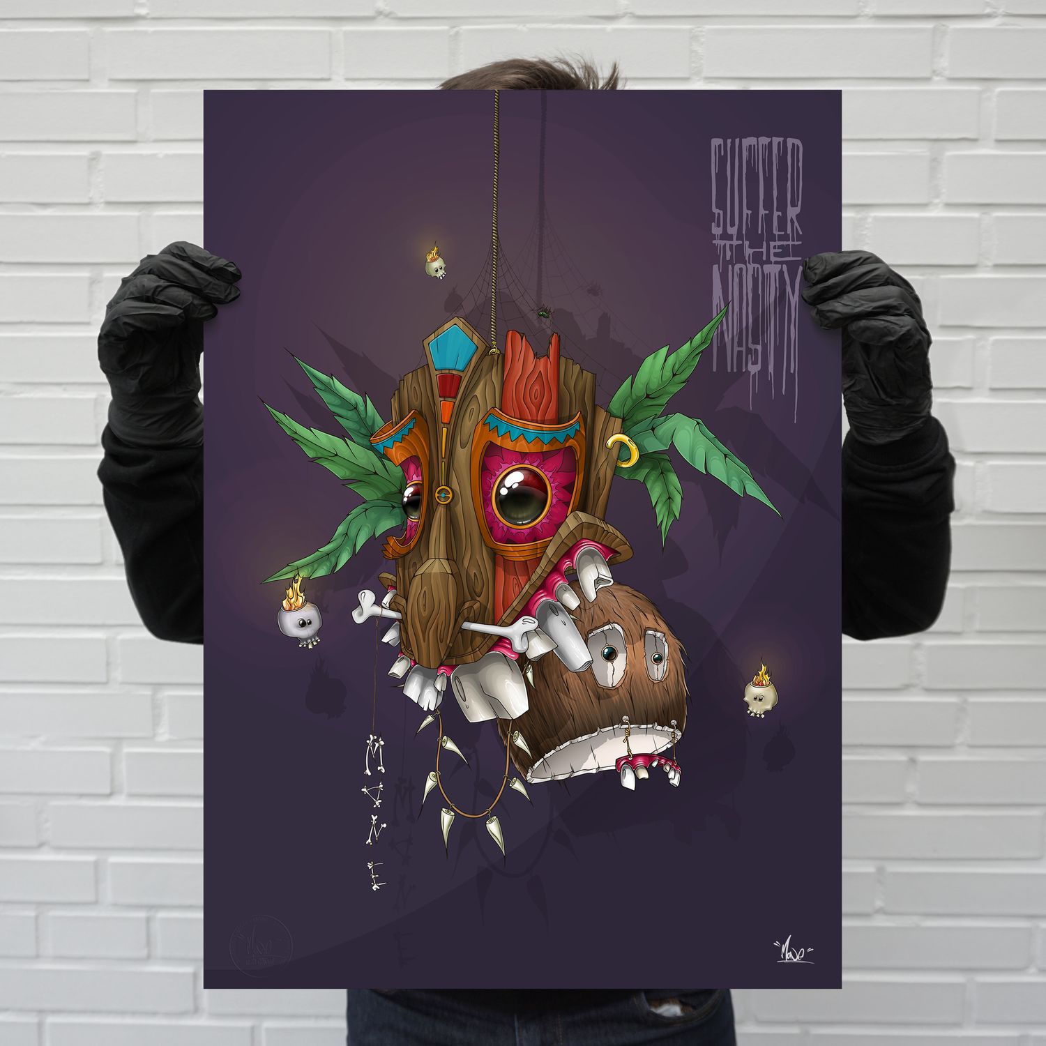 „TheMoneMask&quot; – limited poster edition | varied colors