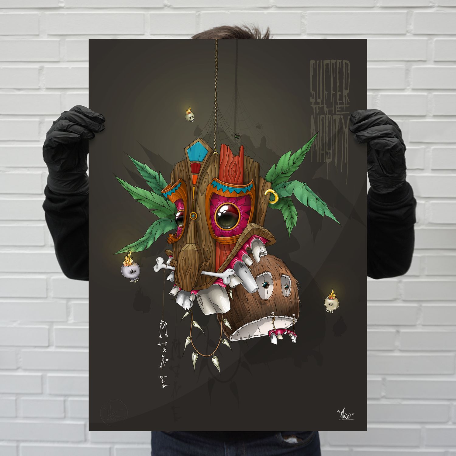 „TheMoneMask&quot; – limited poster edition | varied colors