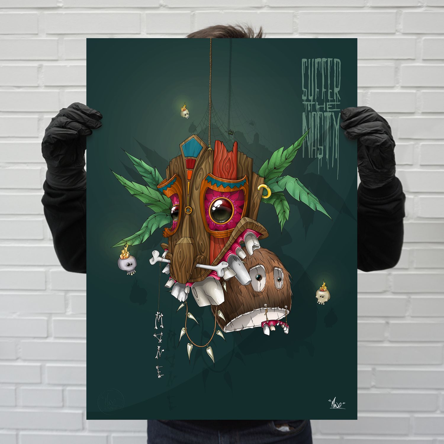 „TheMoneMask&quot; – limited poster edition | varied colors