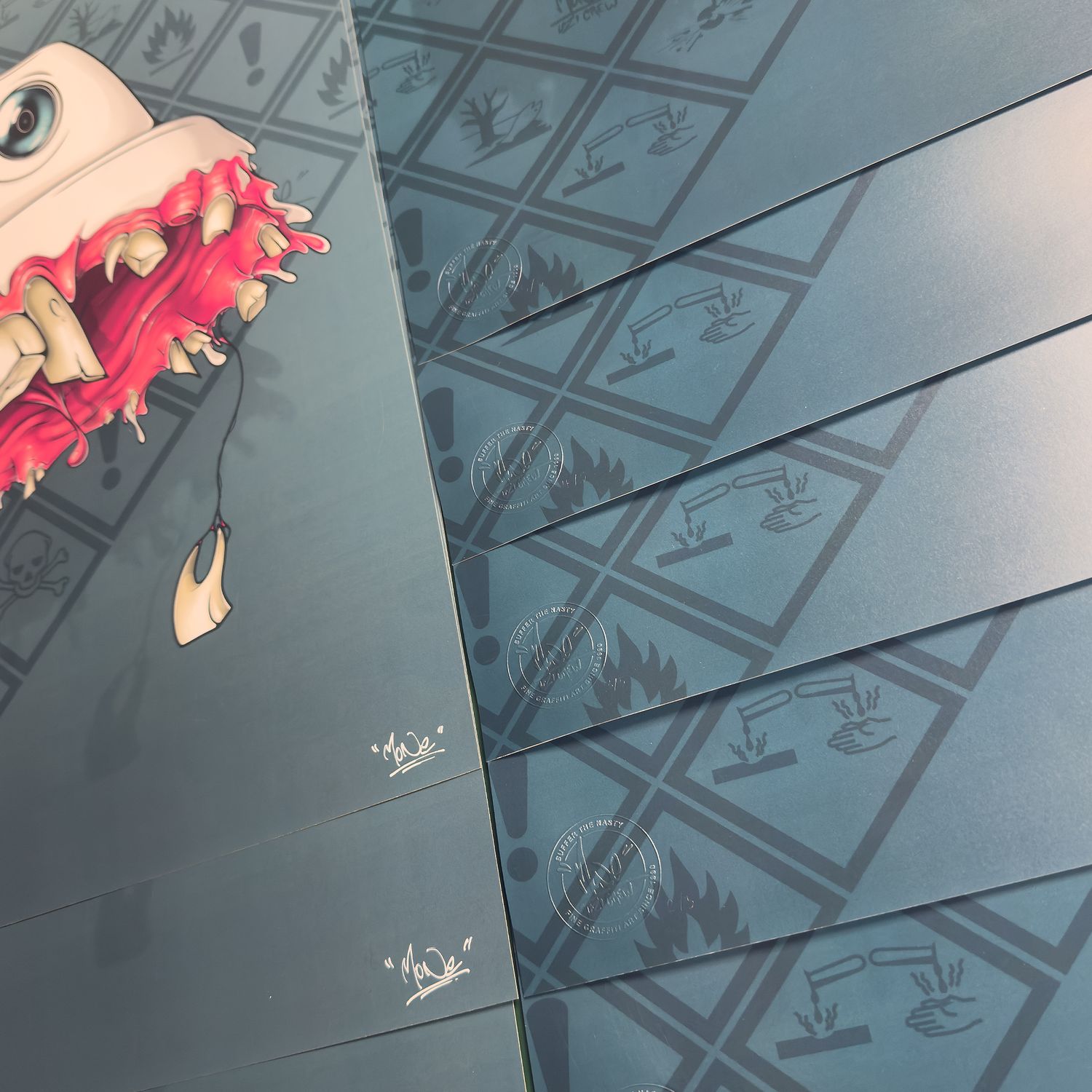 „TheAngryCap&quot; – limited poster edition | varied colors