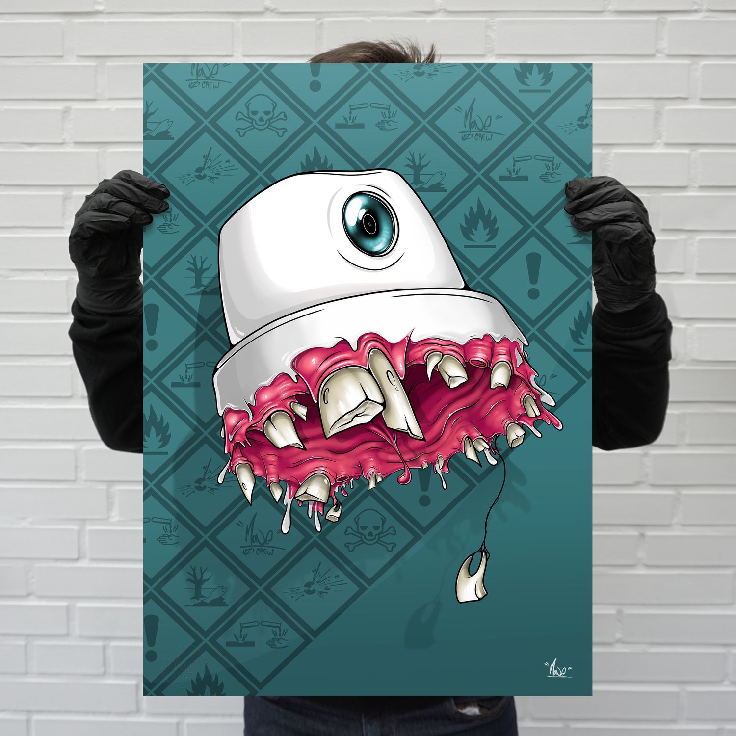 „TheAngryCap&quot; – limited poster edition | varied colors