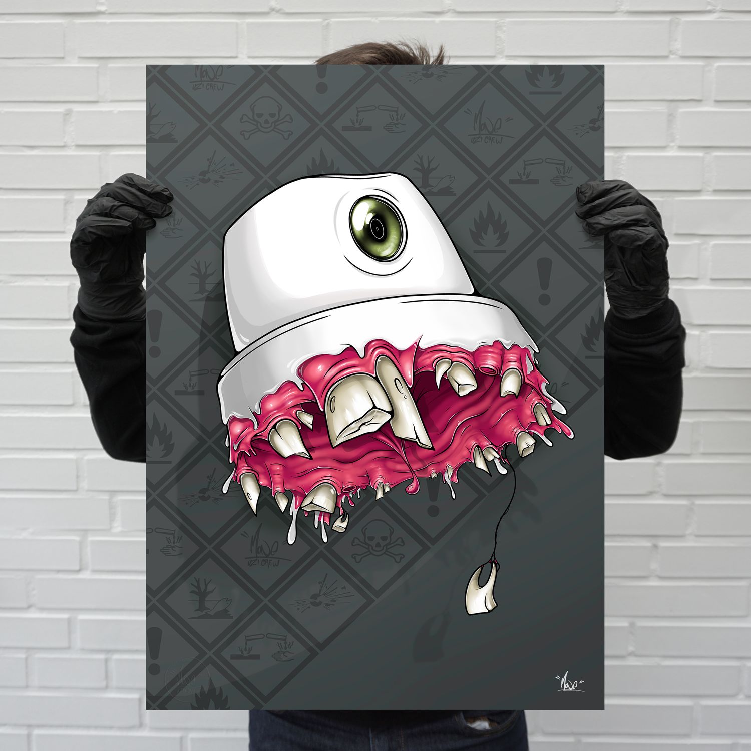 „TheAngryCap&quot; – limited poster edition | varied colors