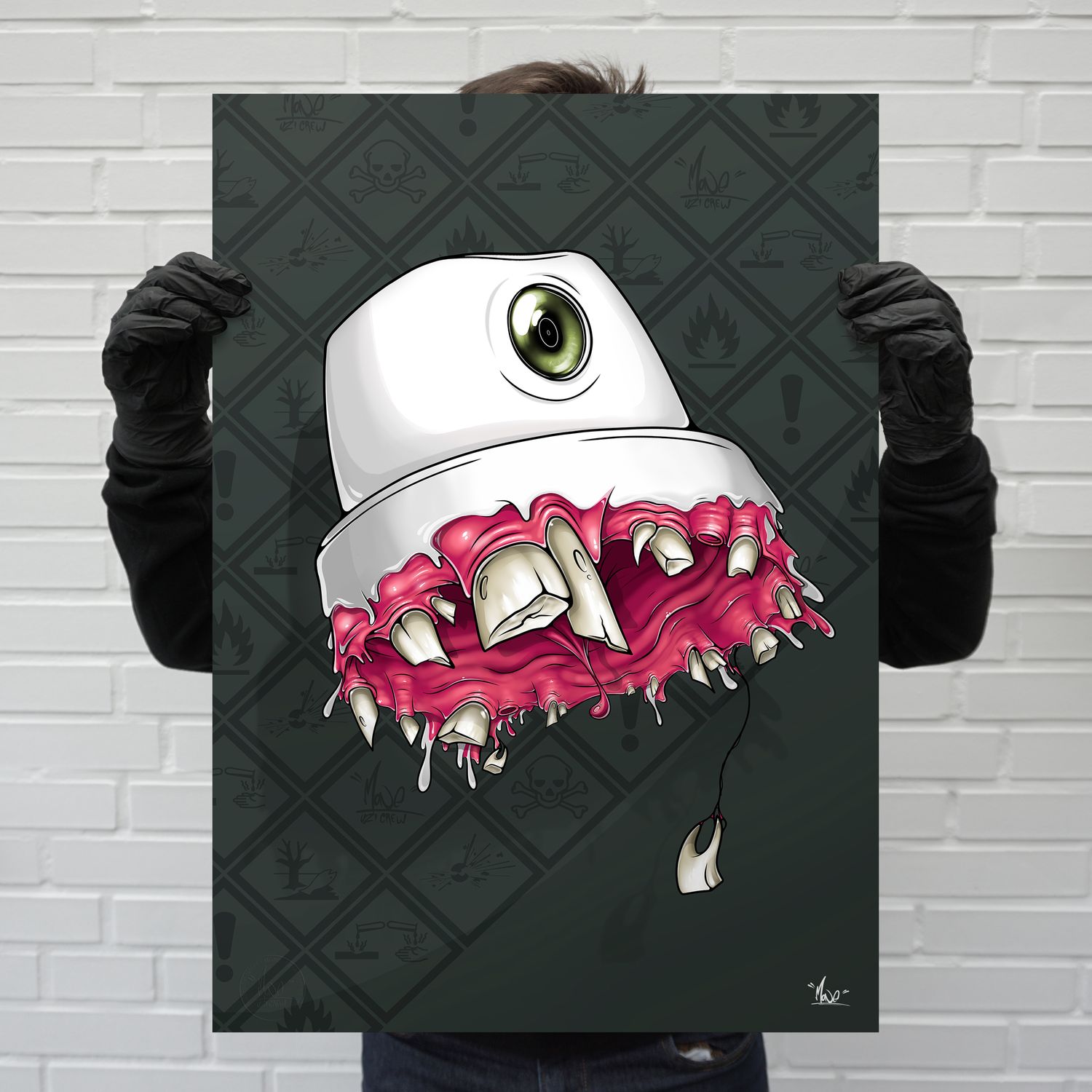 „TheAngryCap&quot; – limited poster edition | varied colors