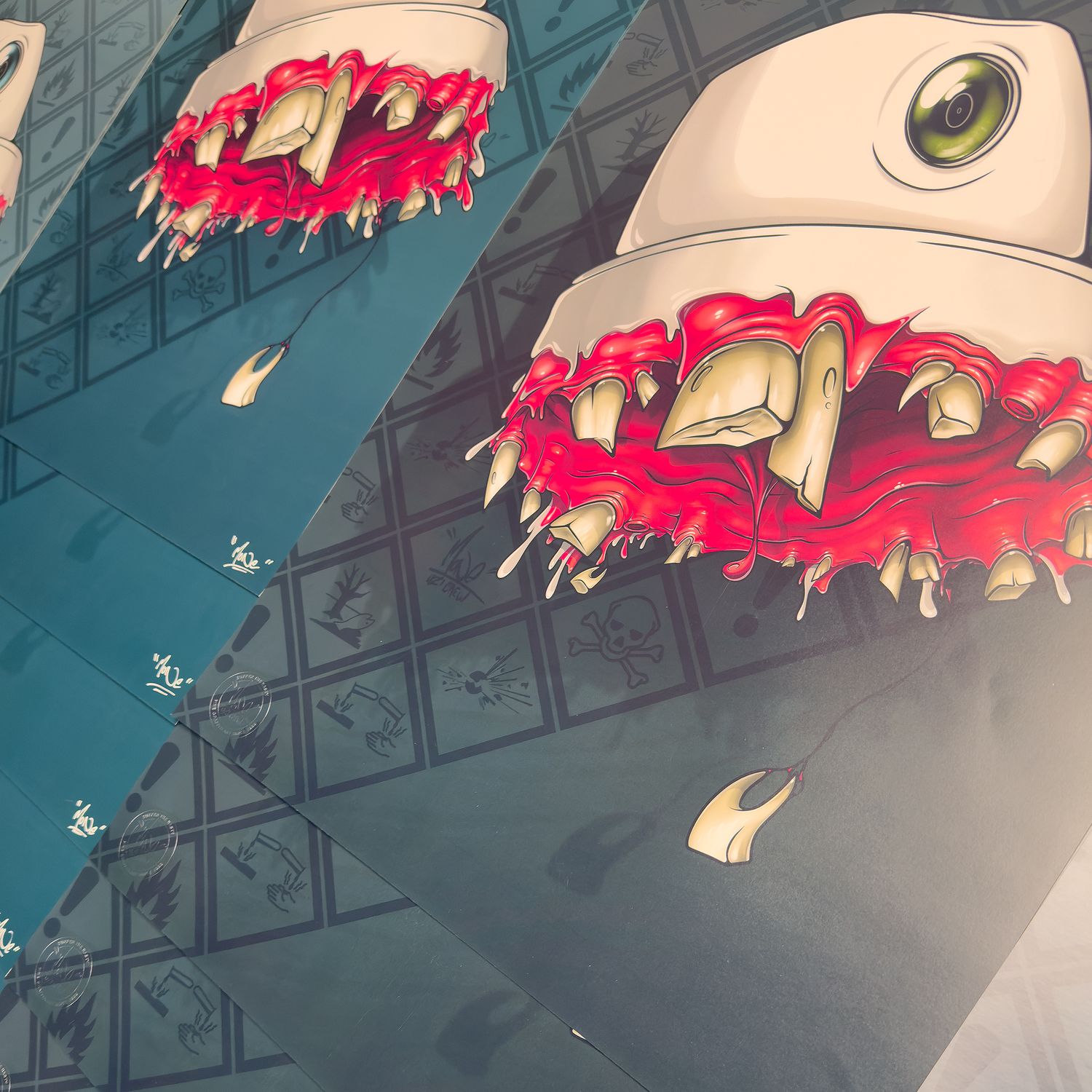 „TheAngryCap&quot; – limited poster edition | varied colors