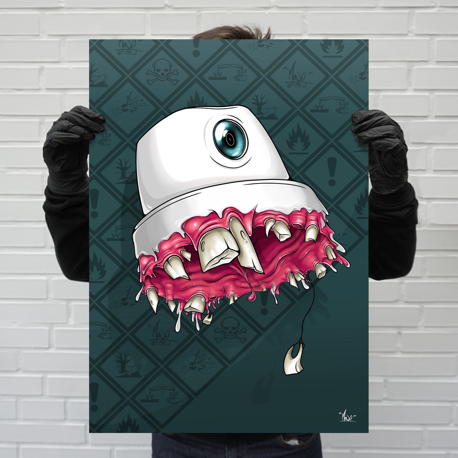 „TheAngryCap&quot; – limited poster edition | varied colors