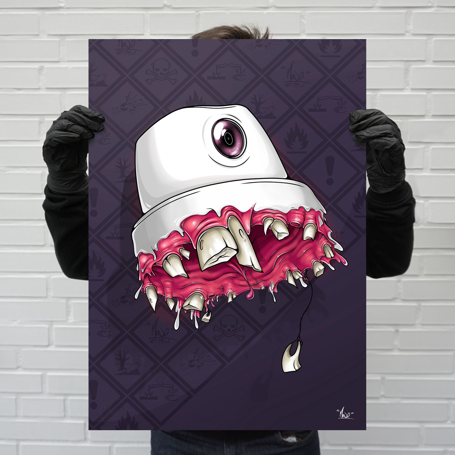 „TheAngryCap&quot; – limited poster edition | varied colors