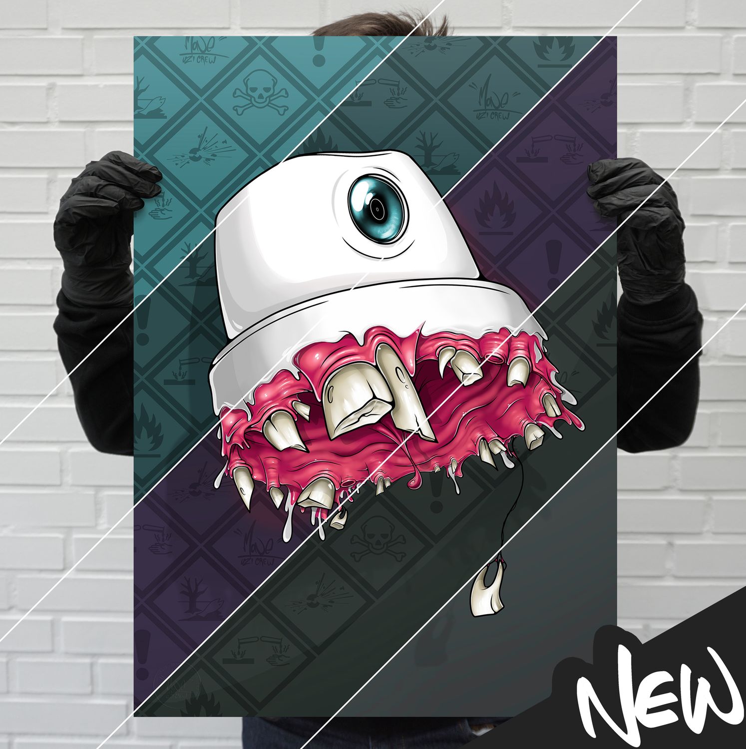 „TheAngryCap&quot; – limited poster edition | varied colors