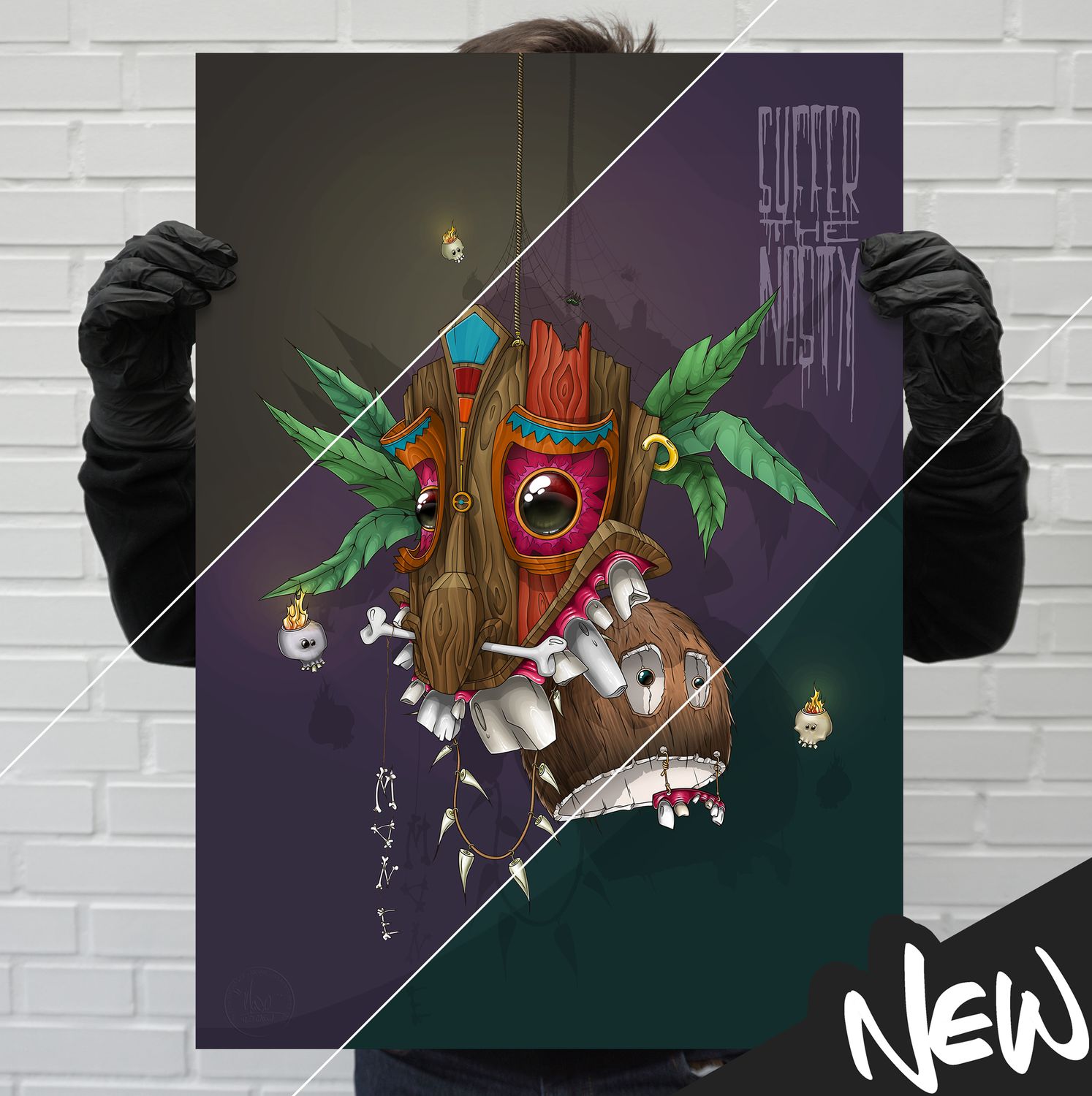 „TheMoneMask&quot; – limited poster edition | varied colors