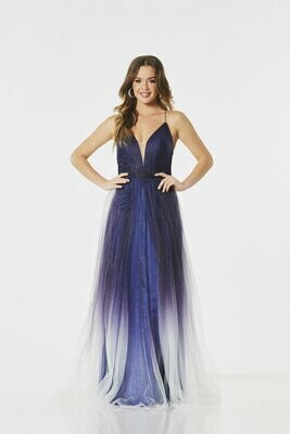 Ombre Tulle Prom Dress