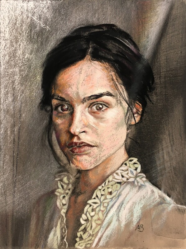 Actress I - framed
