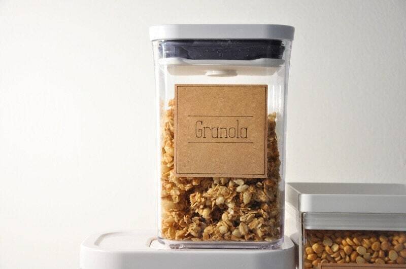 Modern Organizational Home Pantry Labels