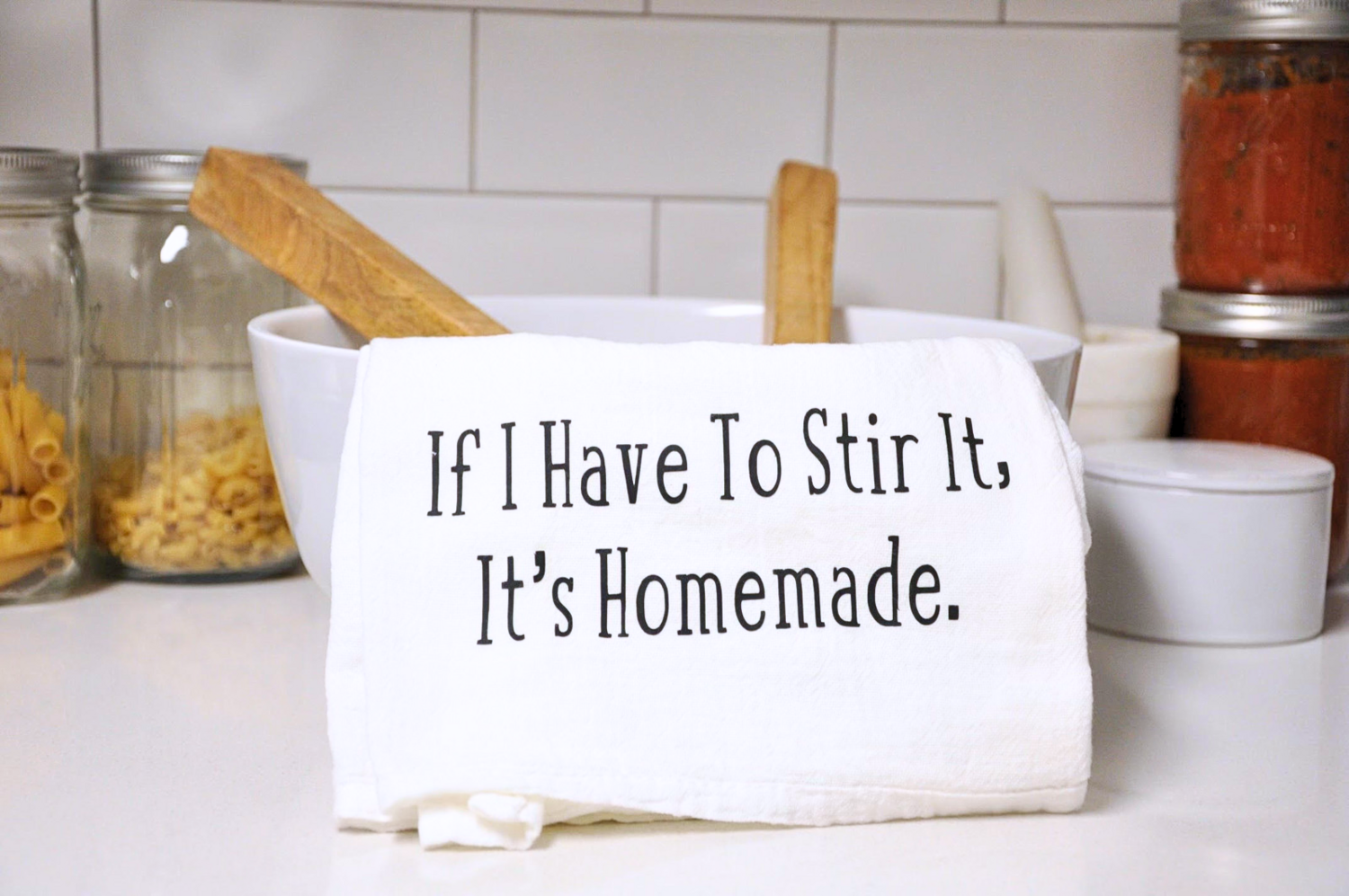 If I Have to Stir It, It&#39;s Homemade Funny Decorative Hand Towel