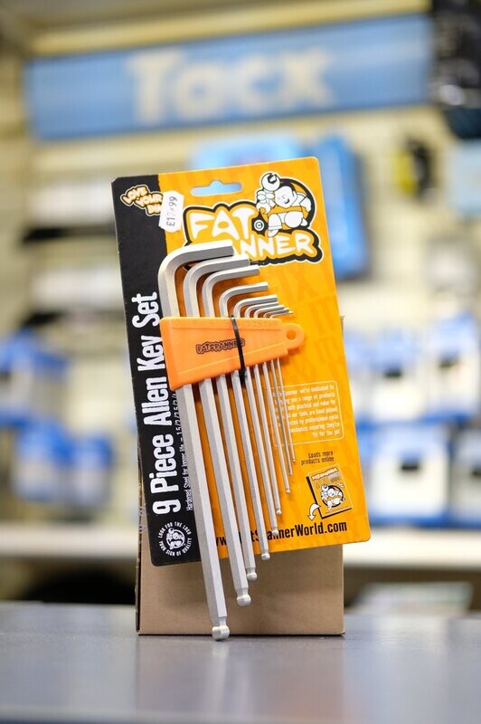 Fat Spanner 9 Piece Allen Key Set