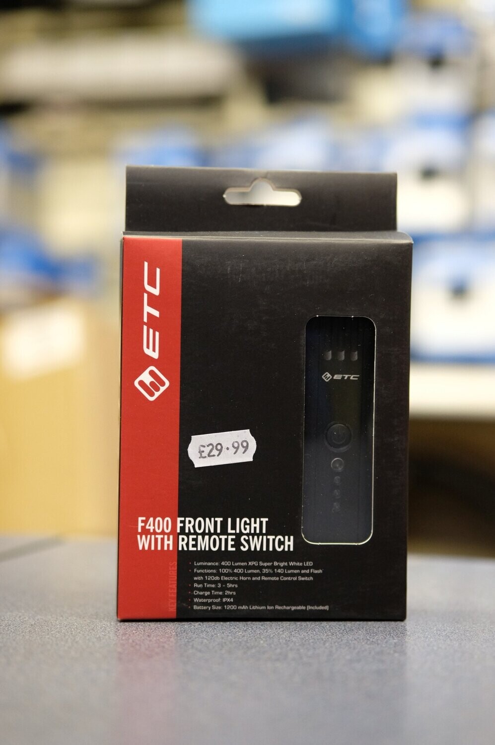 ETC F400 front light with remote switch