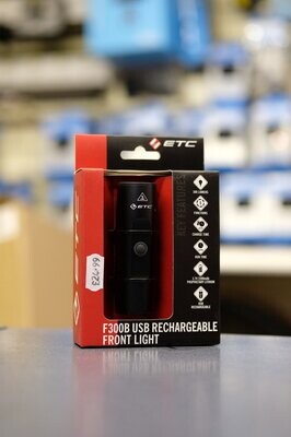 ETC F300B USB rechargeable front light