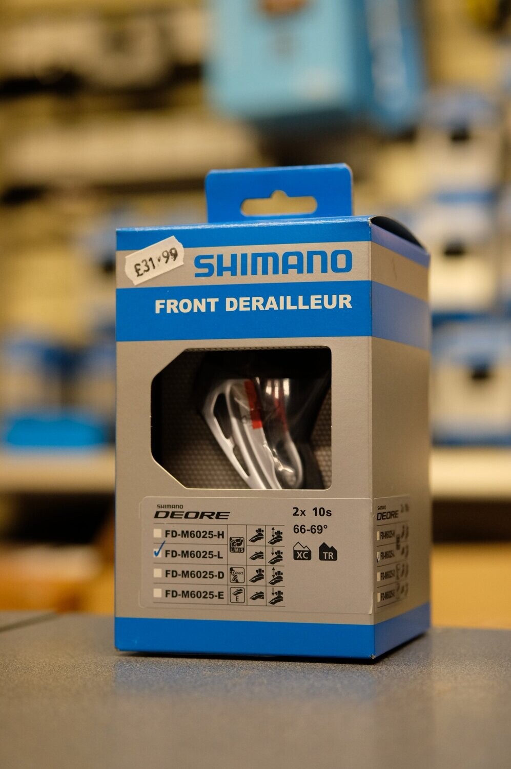 Shimano Deore 2x10 Front Derailleur FD-M6025-L