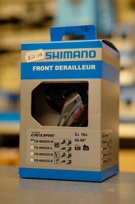 Shimano Deore 2x10 Front Derailleur FD-M6025-H