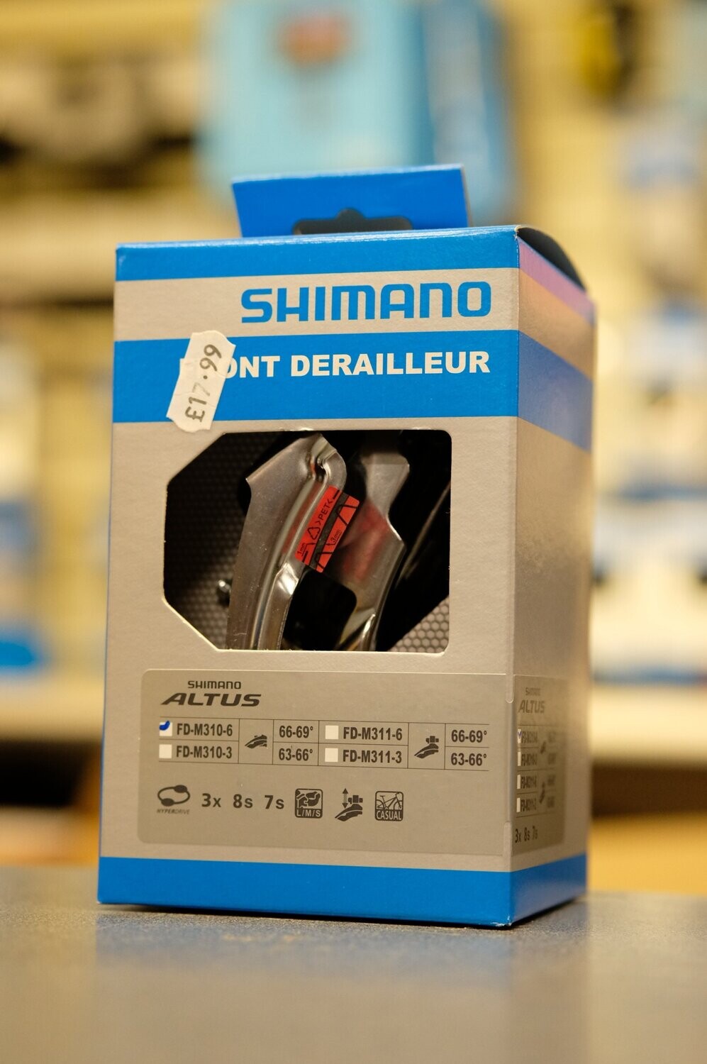 Shimano Altus 3x 7/8sp Front Derailleur FD-M310-6