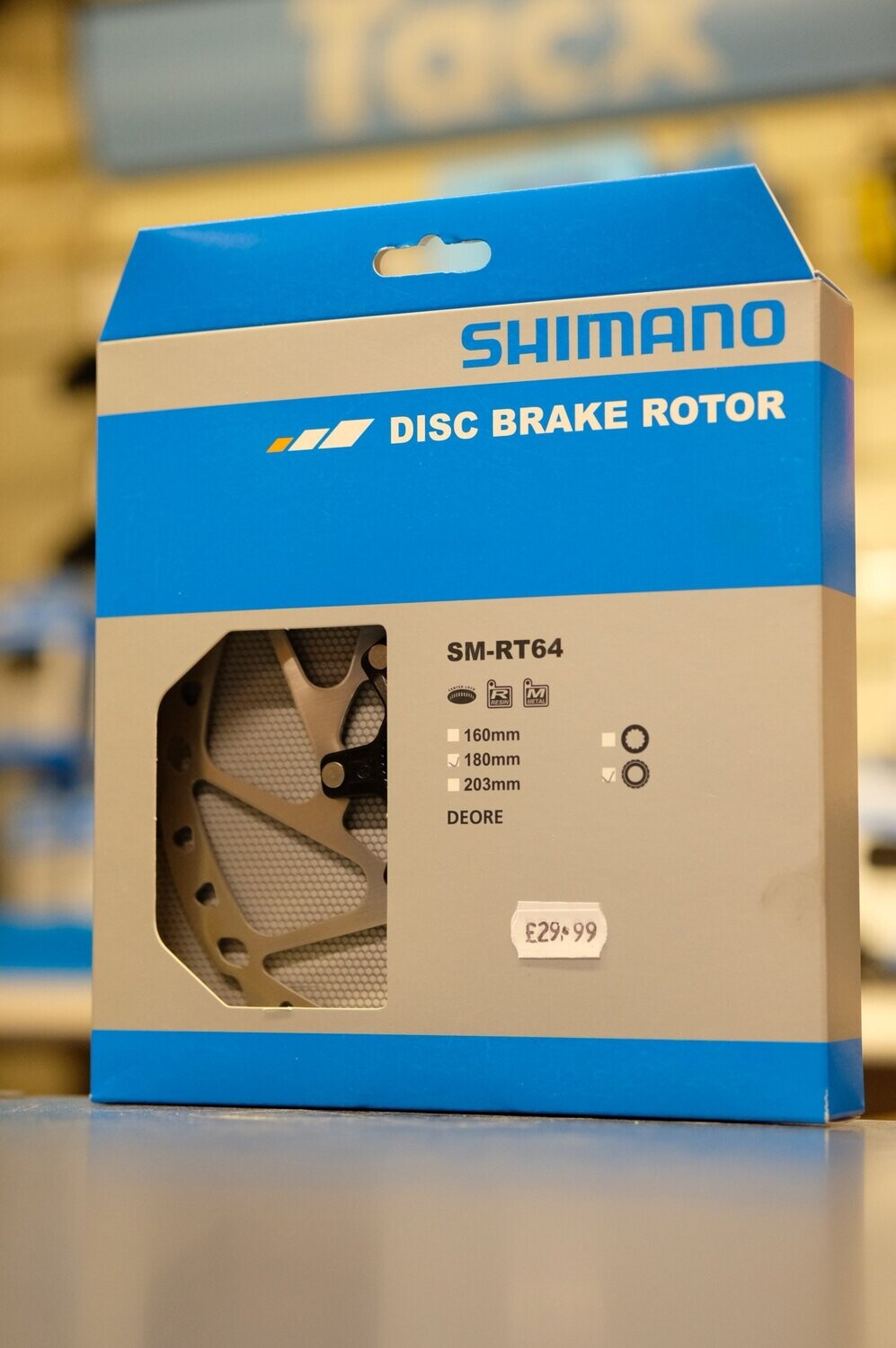 Shimano Deore 180mm Disc Brake Rotor SM-RT64