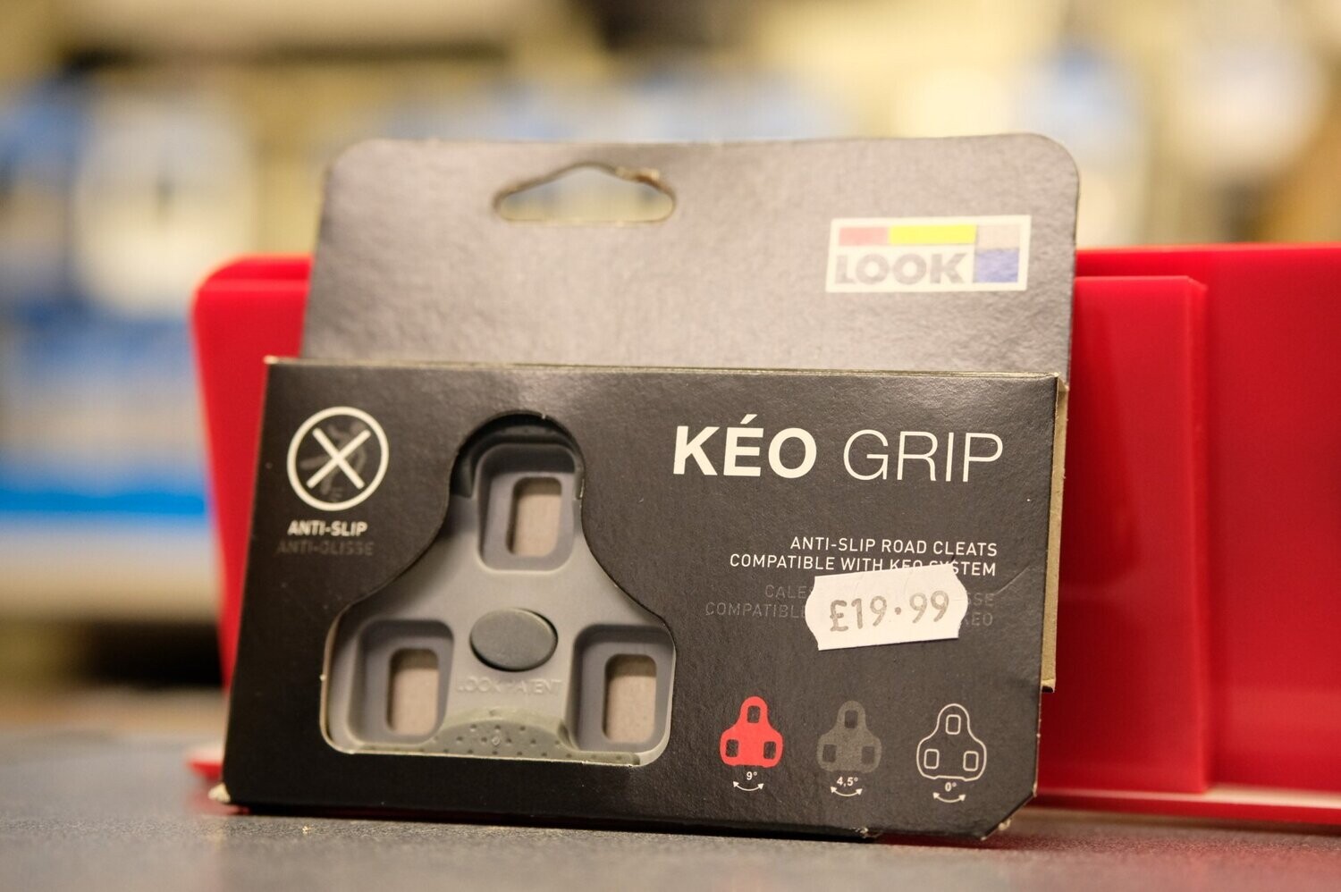 LOOK KEO GRIP cleats, Float: 4.5°