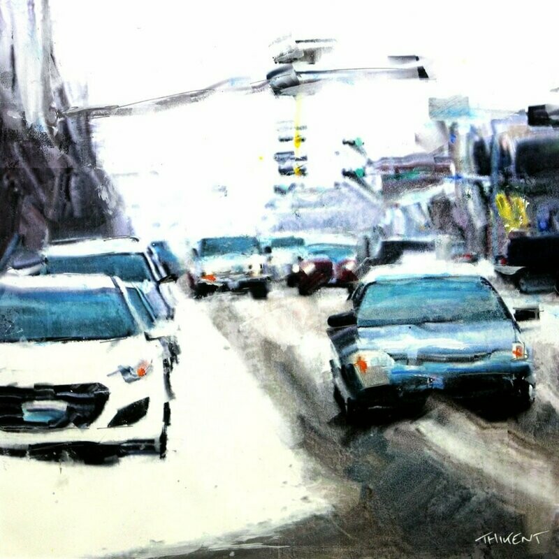New York, neige