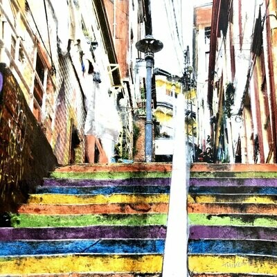 Valparaiso, escalier