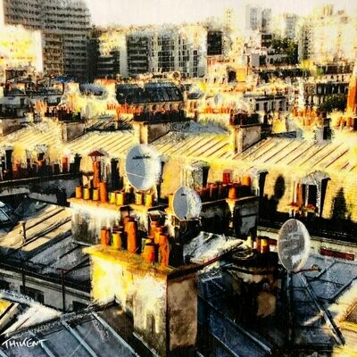 Paris, vue sur les toits
