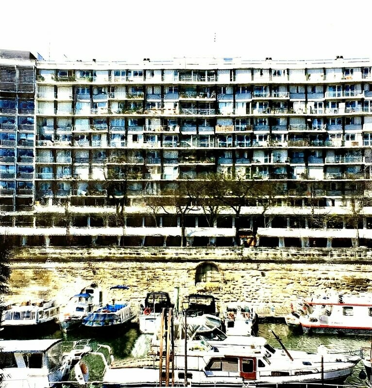 Paris, port de plaisance Bastille