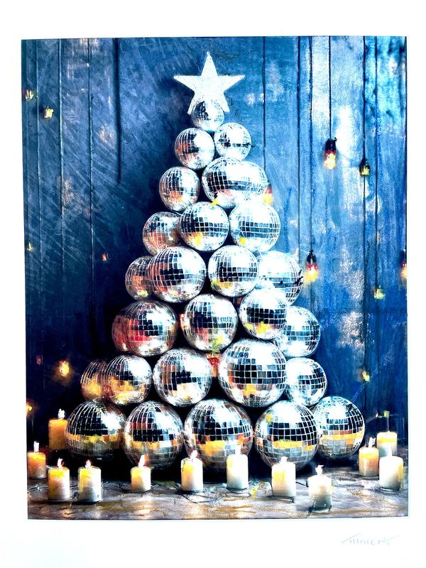 Disco Noël 50x40 cm