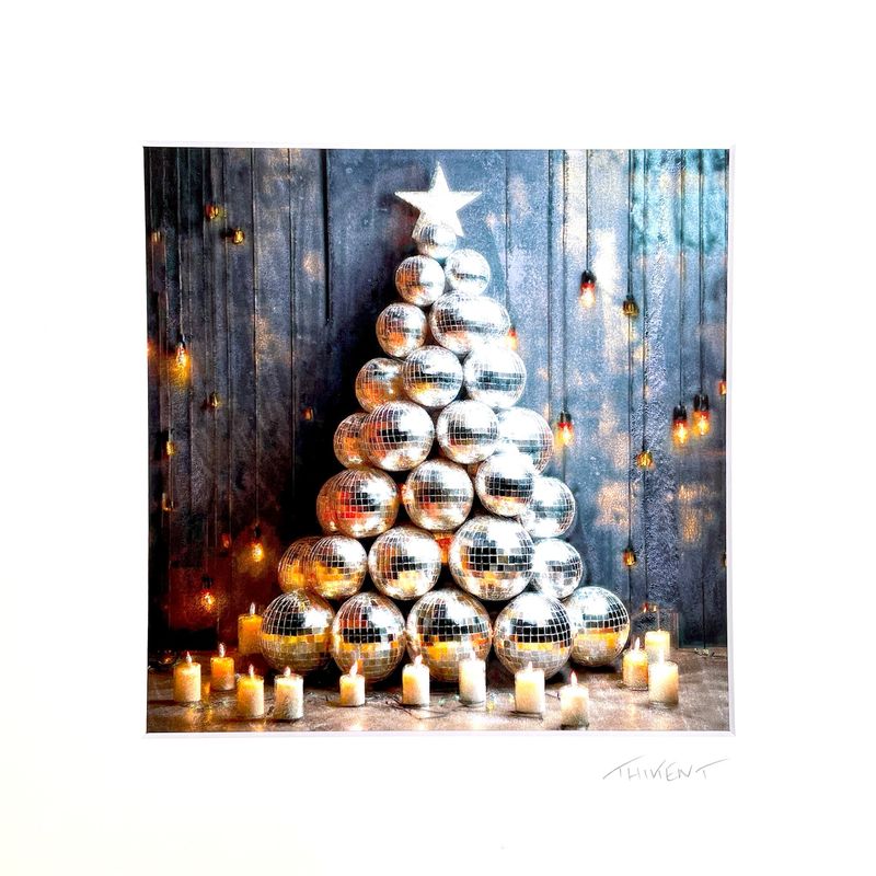 Disco Noël 20x20 cm