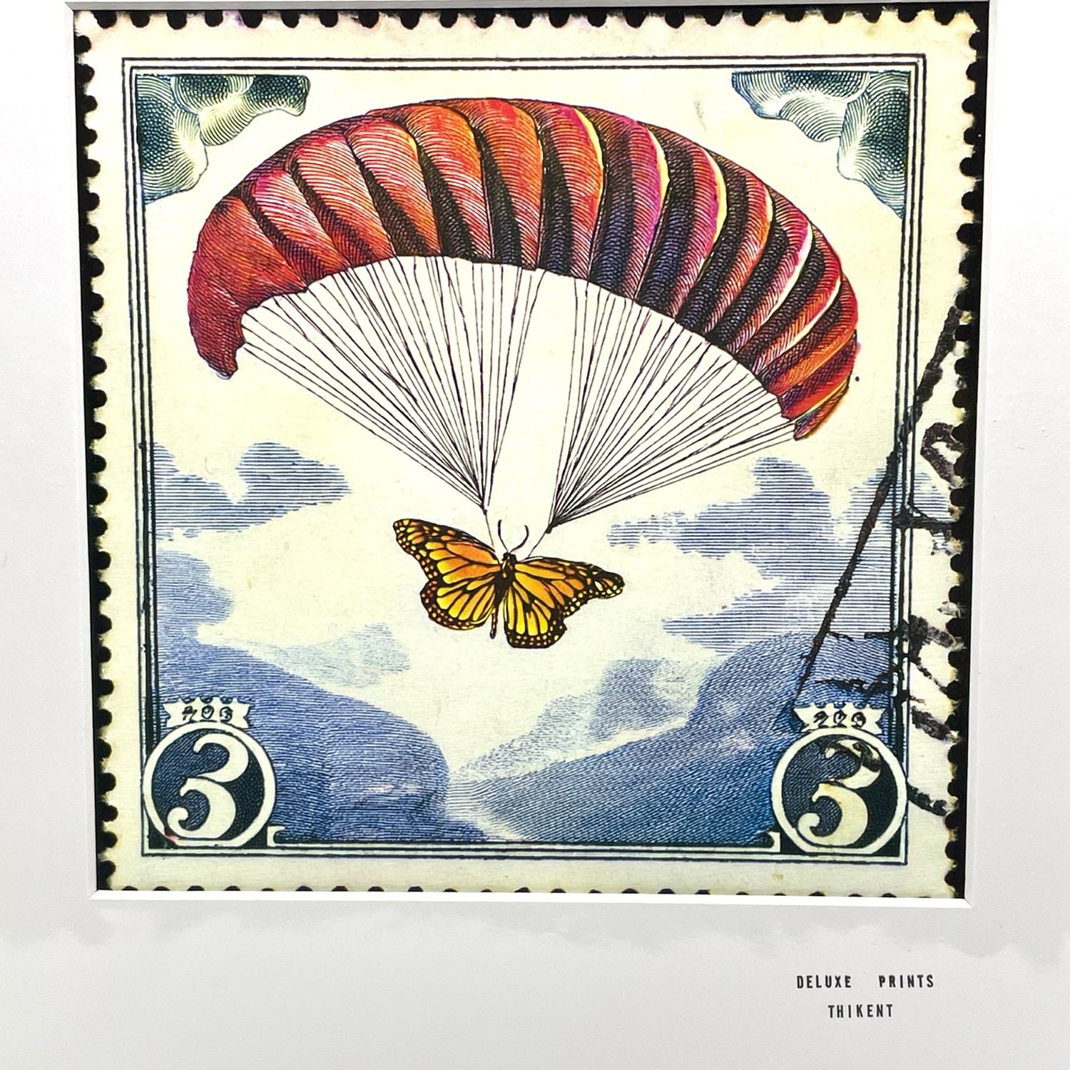 Papillon en parachute