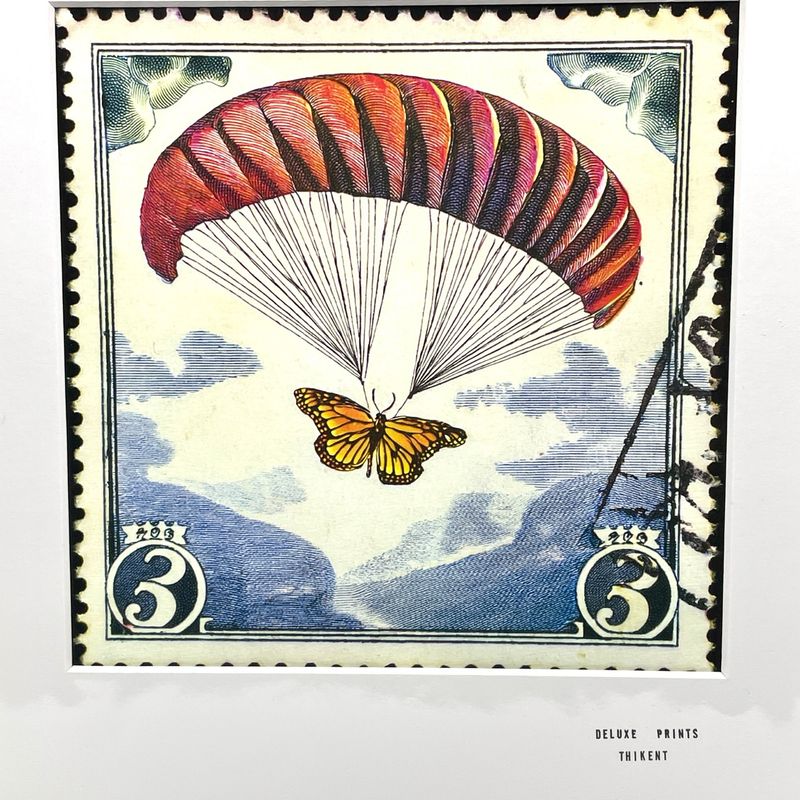 Papillon en parachute