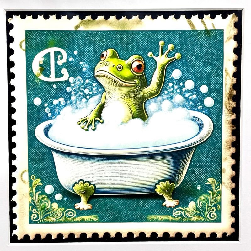 Le bain de la grenouille