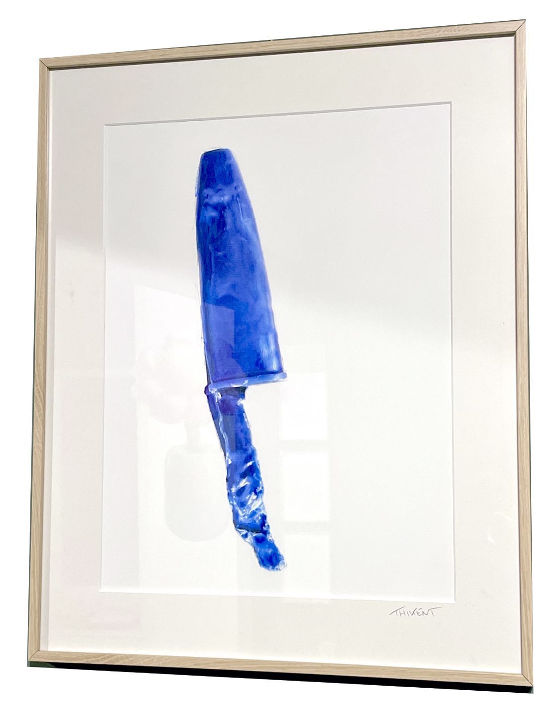 Capuchon rongé, stylo BIC bleu