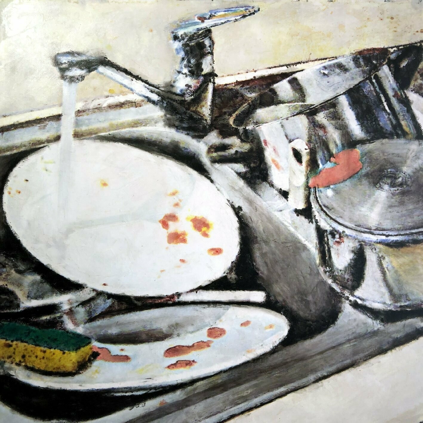 L'évier, 100x100 cm L'évier, 100x100 cm