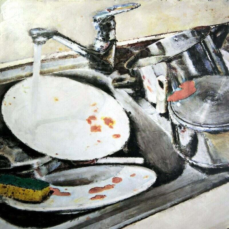 L'évier, 100x100 cm