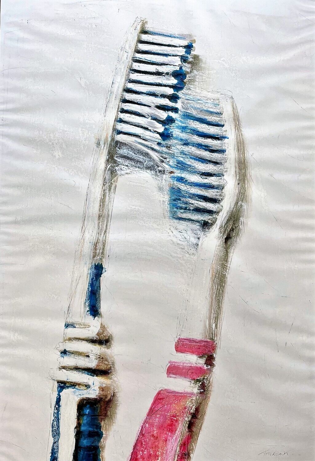 Portrait de couple, 80x60cm.