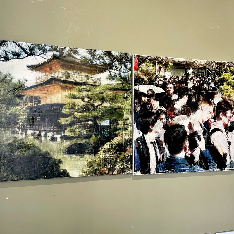 Kinkaku-Ji, Kyoto. Diptyque.