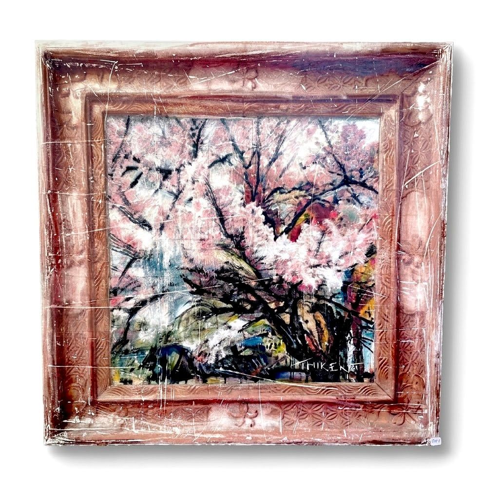 Kyoto, sakura, 80x80 cm Kyoto, sakura, 80x80 cm