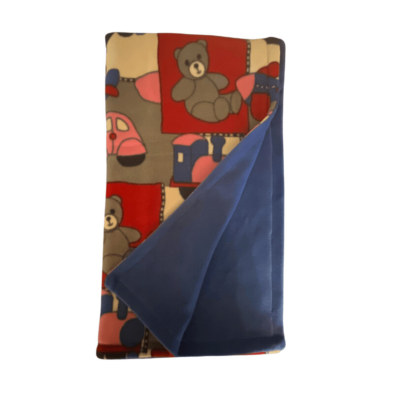 Teddies Cars Trains and Planes 
w/ Royal blue back (L51" x W56")