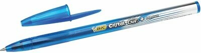 Bolígrafo tinta gel AZUL Stic Cristal Gel de Bic
