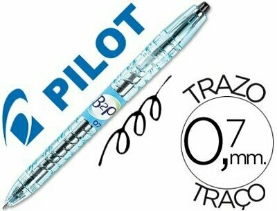 Bolígrafo retráctil tinta gel NEGRO B2P de Pilot