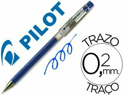 Bolígrafo tinta gel AZUL G-TEC-C4 de Pilot